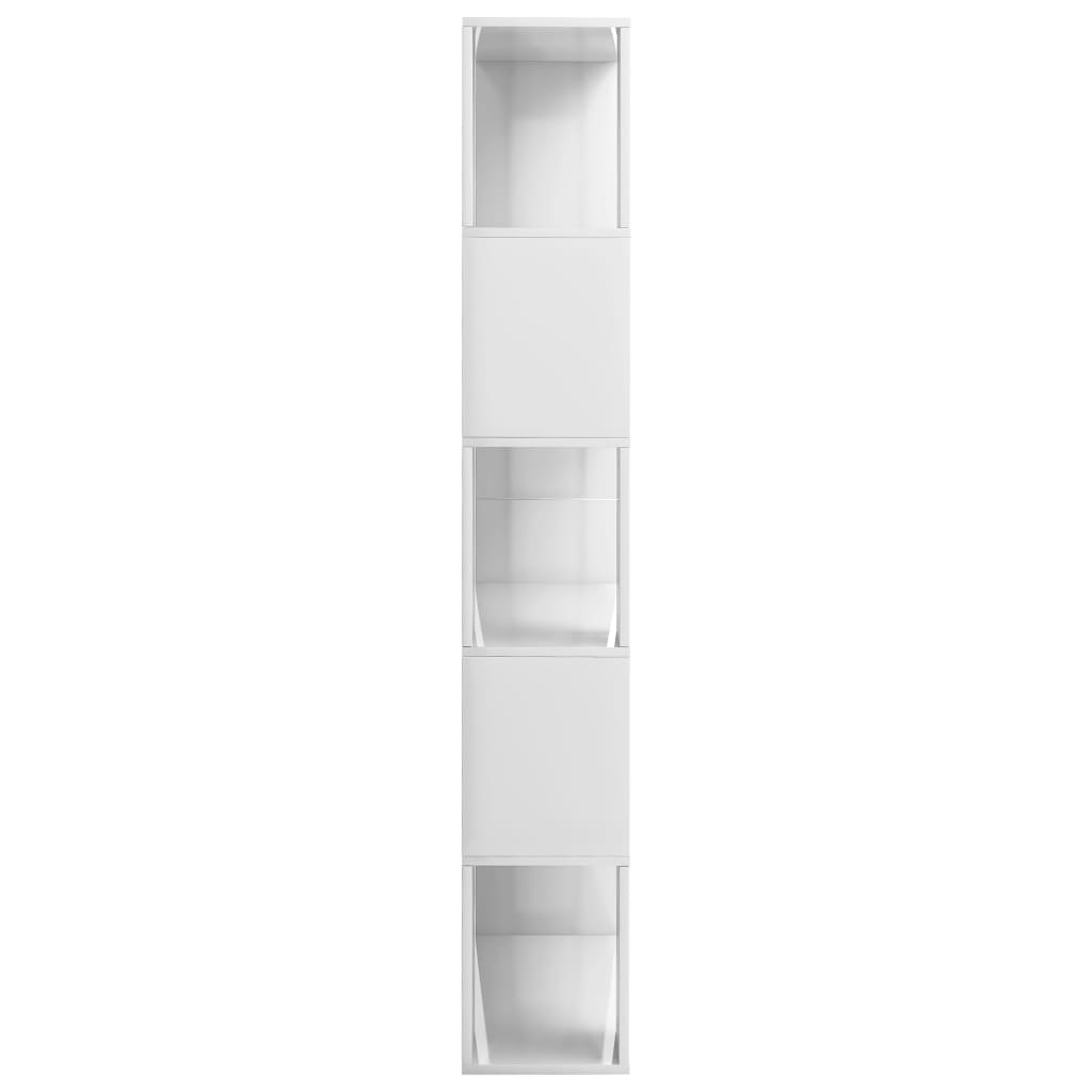 Libreria/Divisorio Bianco Lucido 80x24x159 cm | homemem39