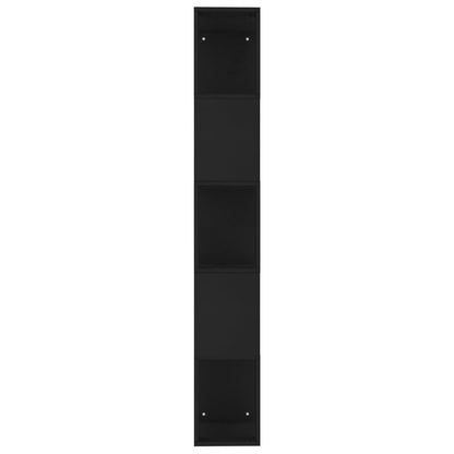 Libreria/Divisorio Nero 45x24x159 cm in Legno Multistrato | homemem39