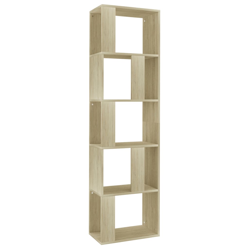 Libreria/Divisorio Rovere Sonoma 45x24x159 cm Legno Multistrato | homemem39