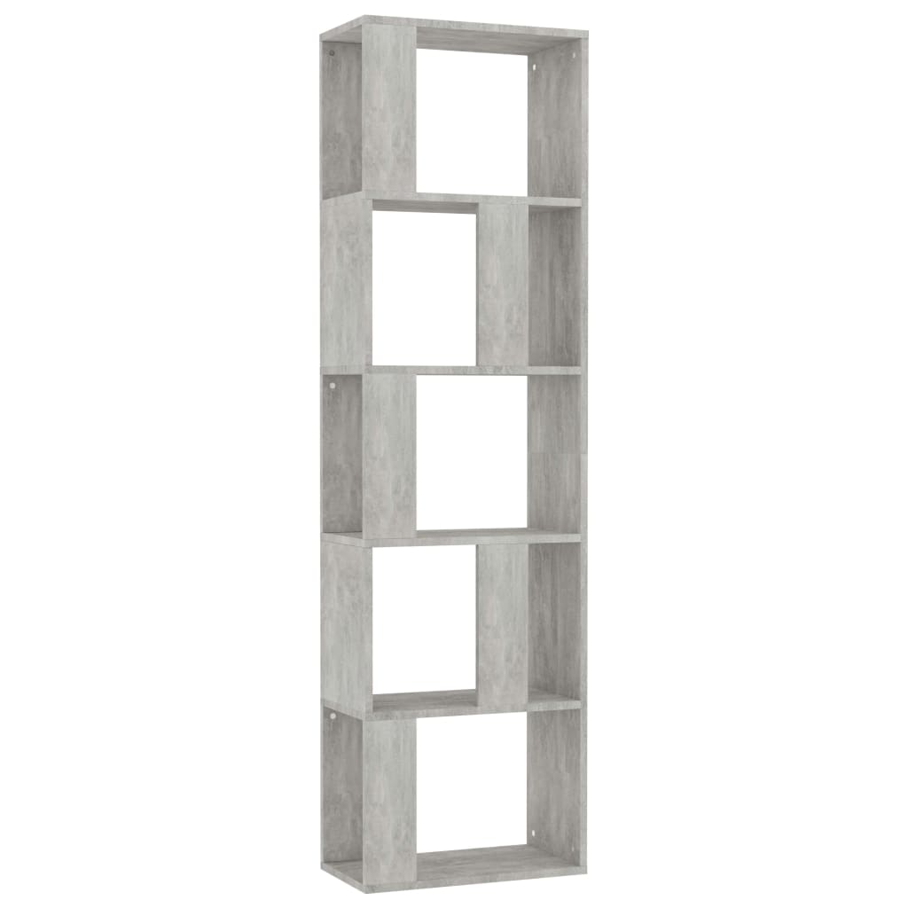 Libreria/Divisorio Grigio Cemento 45x24x159cm Legno Multistrato | homemem39