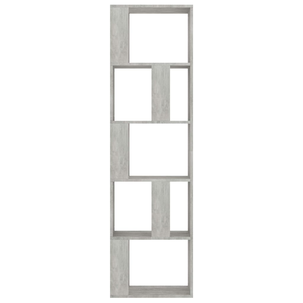 Libreria/Divisorio Grigio Cemento 45x24x159cm Legno Multistrato | homemem39