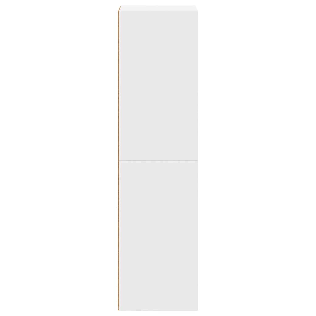 Libreria/Mobile TV Bianco 36x30x114 cm in Legno Multistrato | homemem39