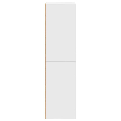 Libreria/Mobile TV Bianco 36x30x114 cm in Legno Multistrato | homemem39