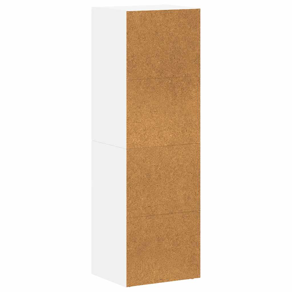Libreria/Mobile TV Bianco 36x30x114 cm in Legno Multistrato | homemem39