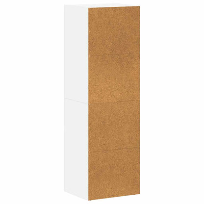Libreria/Mobile TV Bianco 36x30x114 cm in Legno Multistrato | homemem39