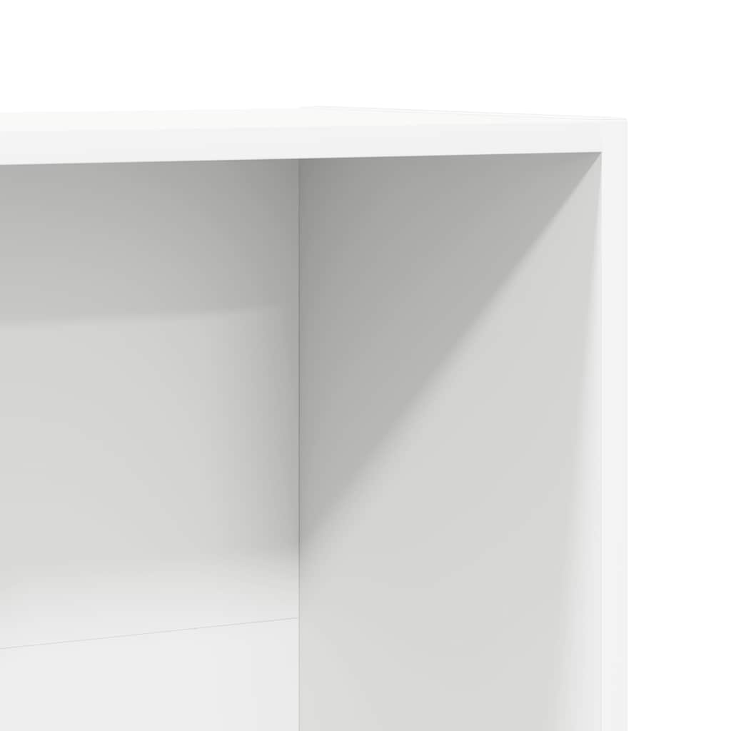 Libreria/Mobile TV Bianco 36x30x114 cm in Legno Multistrato | homemem39
