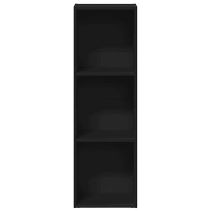 Libreria/Mobile TV Nero 36x30x114 cm in Legno Multistrato | homemem39