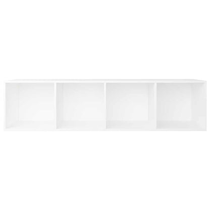 Libreria / Mobile TV Bianco 36x30x143 cm in Legno Multistrato