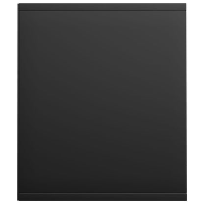 Libreria/Mobile TV Nero 36x30x143 cm in Legno Multistrato | homemem39