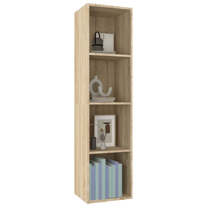 Libreria/Mobile TV Rovere Sonoma 36x30x143 cm Legno Multistrato