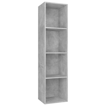 Libreria/Mobile TV Grigio Cemento 36x30x143 cm in Multistrato | homemem39