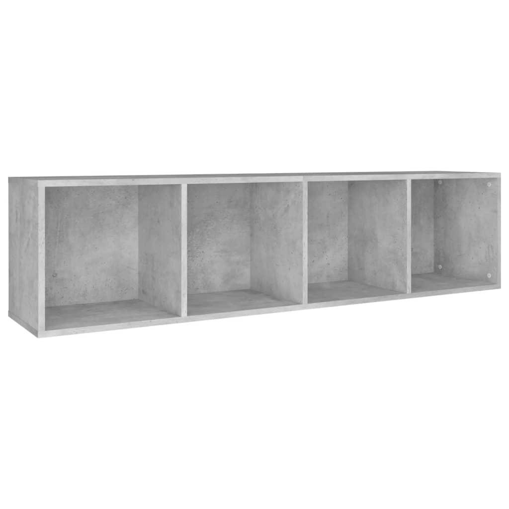 Libreria/Mobile TV Grigio Cemento 36x30x143 cm in Multistrato | homemem39