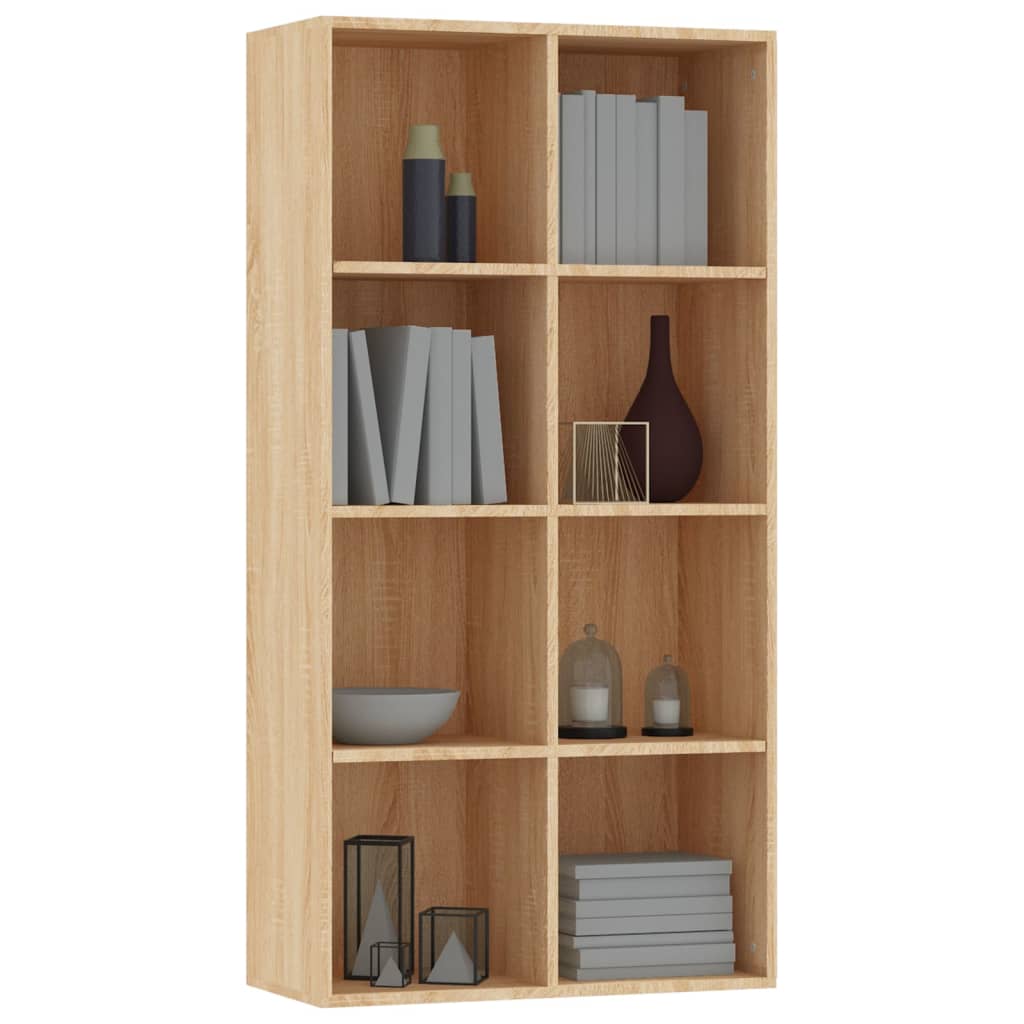 Libreria/Credenza Rovere Sonoma 66x30x130 cm Legno Multistrato