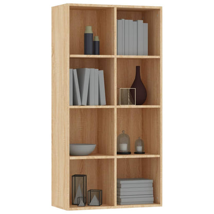 Libreria/Credenza Rovere Sonoma 66x30x130 cm Legno Multistrato