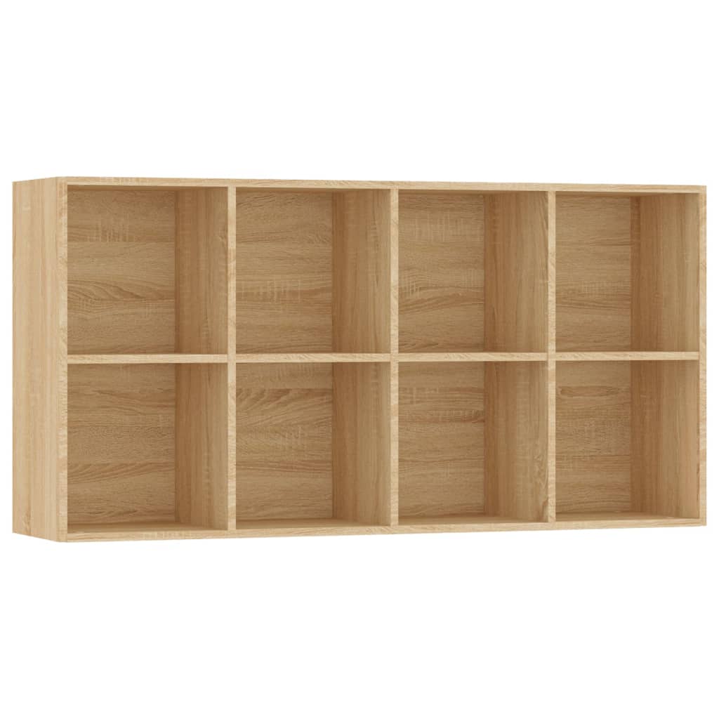 Libreria/Credenza Rovere Sonoma 66x30x130 cm Legno Multistrato