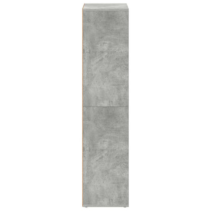 Libreria/Credenza Grigio Cemento 66x30x130 cm Legno Multistrato | homemem39