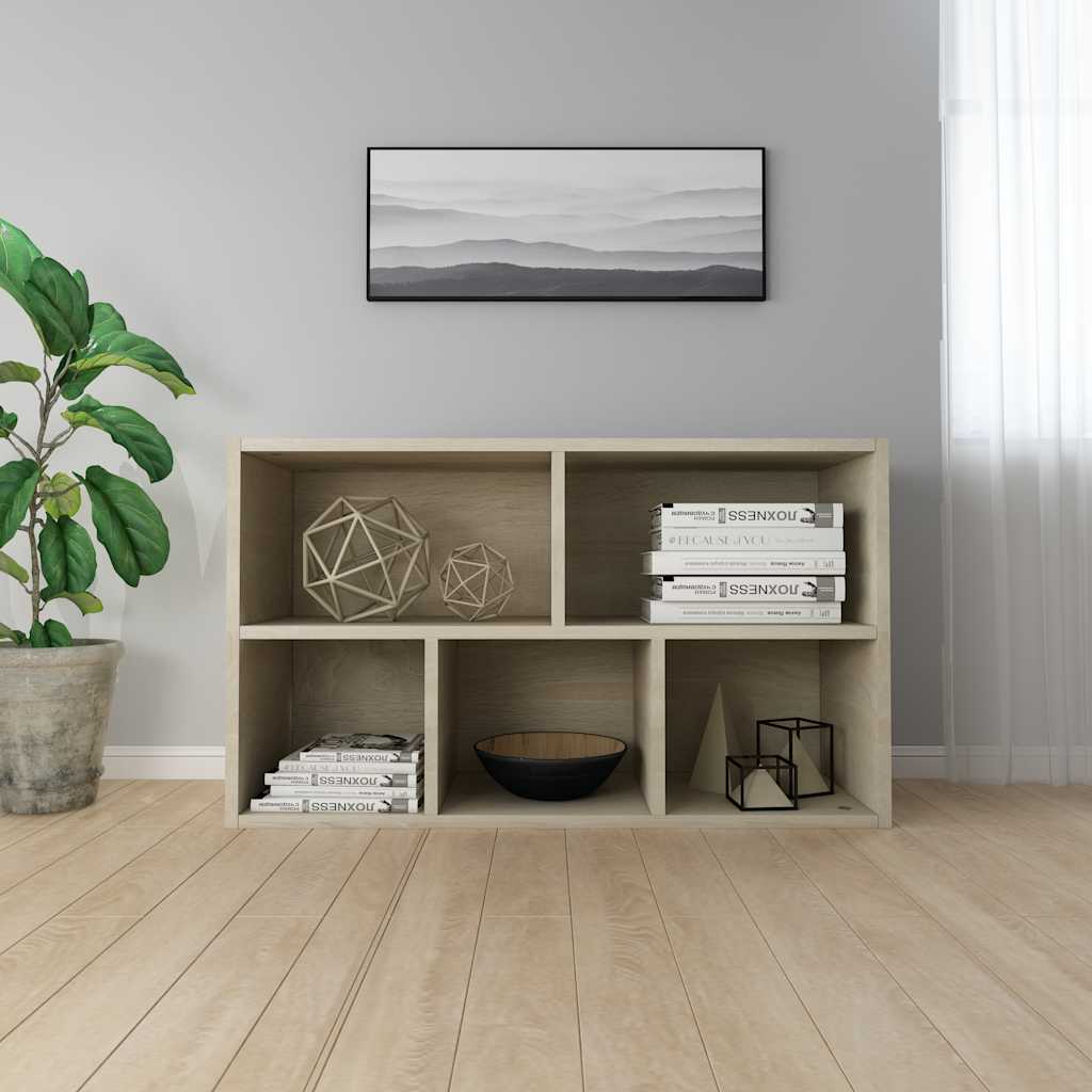 Libreria/Credenza Rovere Sonoma 50x25x80 cm Legno Multistrato | homemem39