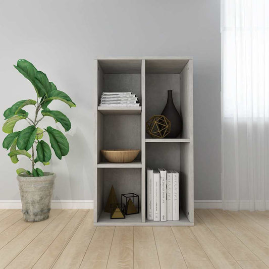 Libreria/Credenza Grigio Cemento 50x25x80 cm Legno Multistrato | homemem39