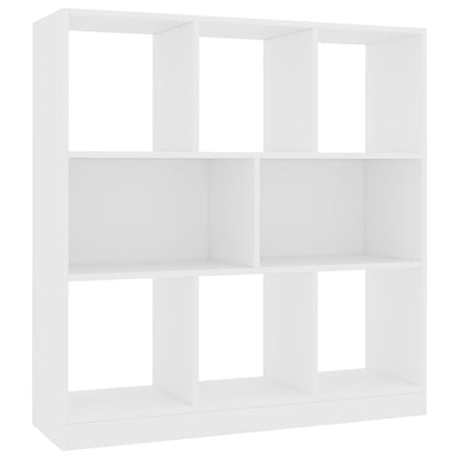 Libreria Bianca 97,5x29,5x100 cm in Legno Multistrato | homemem39