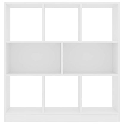 Libreria Bianca 97,5x29,5x100 cm in Legno Multistrato