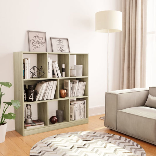 Libreria Rovere Sonoma 97,5x29,5x100 cm in Legno Multistrato | homemem39
