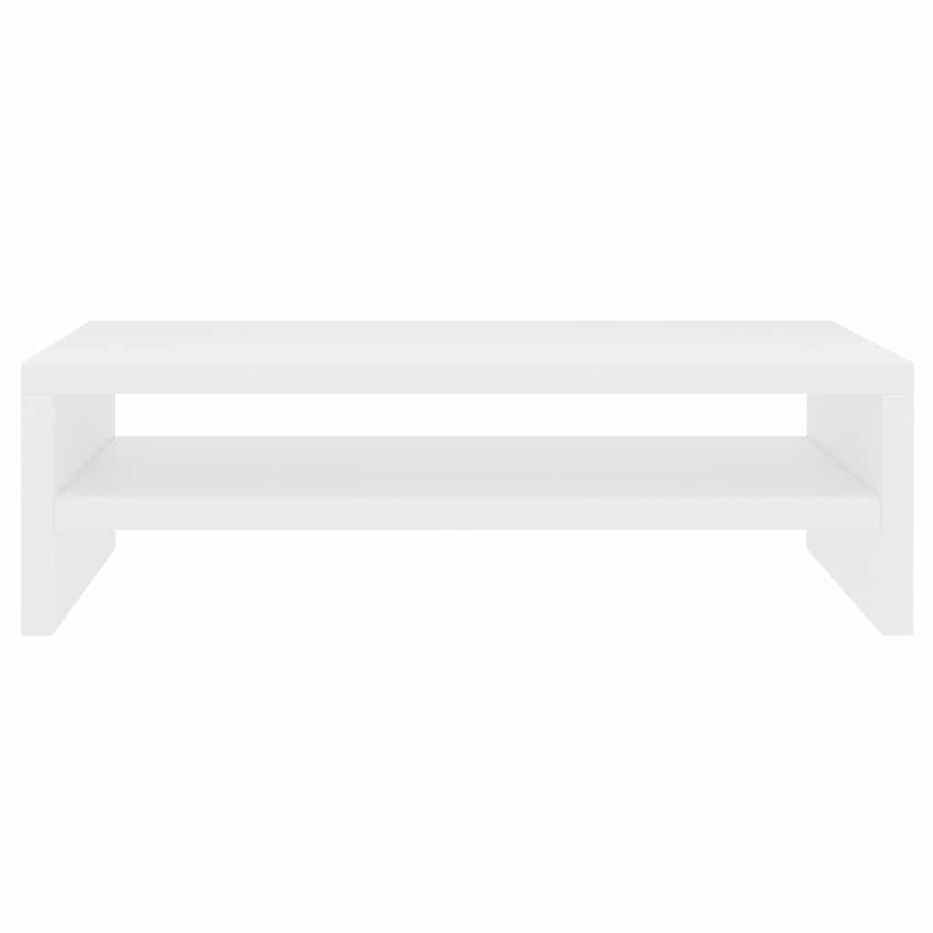 Supporto per Monitor Bianco 42x24x13 cm Legno Multistrato