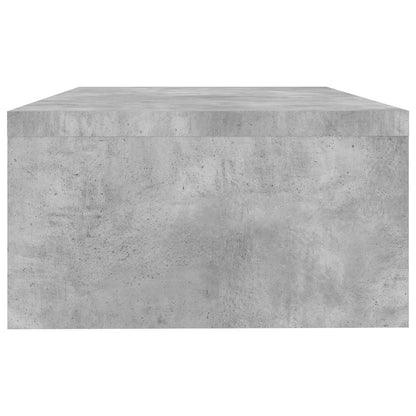 Supporto Monitor Grigio Cemento 42x24x13 cm Legno Multistrato