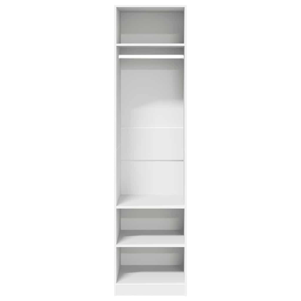 Armadio Bianco 50x50x200 cm in Legno Multistrato