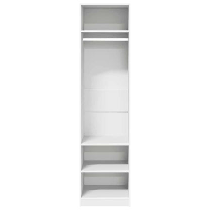 Armadio Bianco 50x50x200 cm in Legno Multistrato
