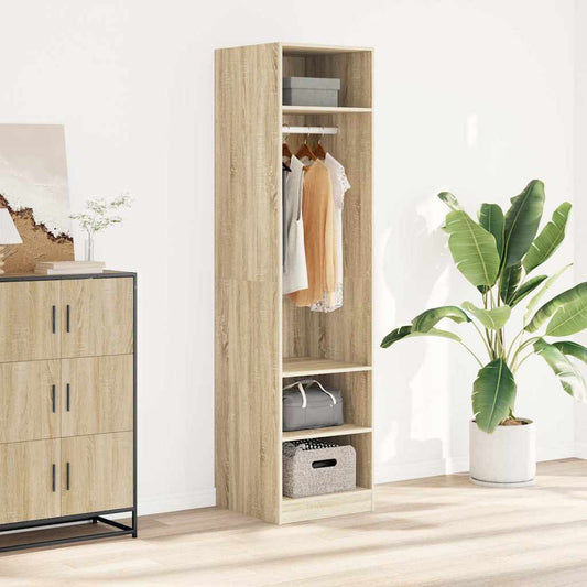 Armadio Rovere Sonoma 50x50x200 cm in Legno Multistrato