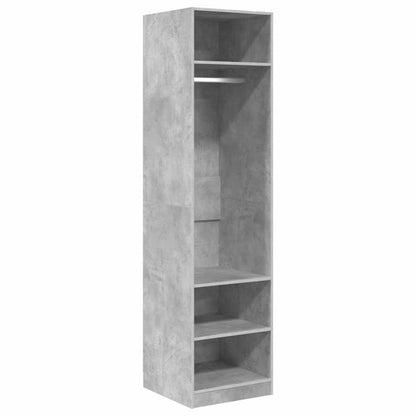 Armadio Grigio Cemento 50x50x200 cm in Legno Multistrato - homemem39