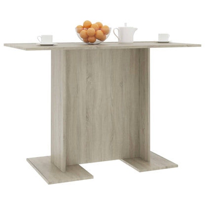 Tavolo da Pranzo Rovere Sonoma 110x60x75cm in Legno Multistrato | homemem39