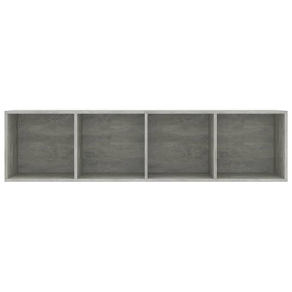Libreria/Mobile TV Grigio Cemento 143x30x36 cm | homemem39