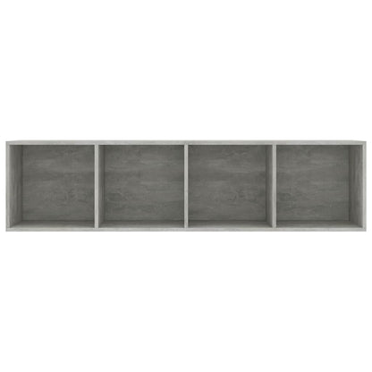 Libreria/Mobile TV Grigio Cemento 143x30x36 cm