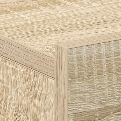 Comodini Pensili 2pz Rovere Sonoma 40x30x15cm Legno Multistrato - homemem39