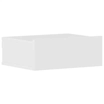 Comodini Pensili 2pz Bianco Lucido 40x30x15cm Legno Multistrato - homemem39