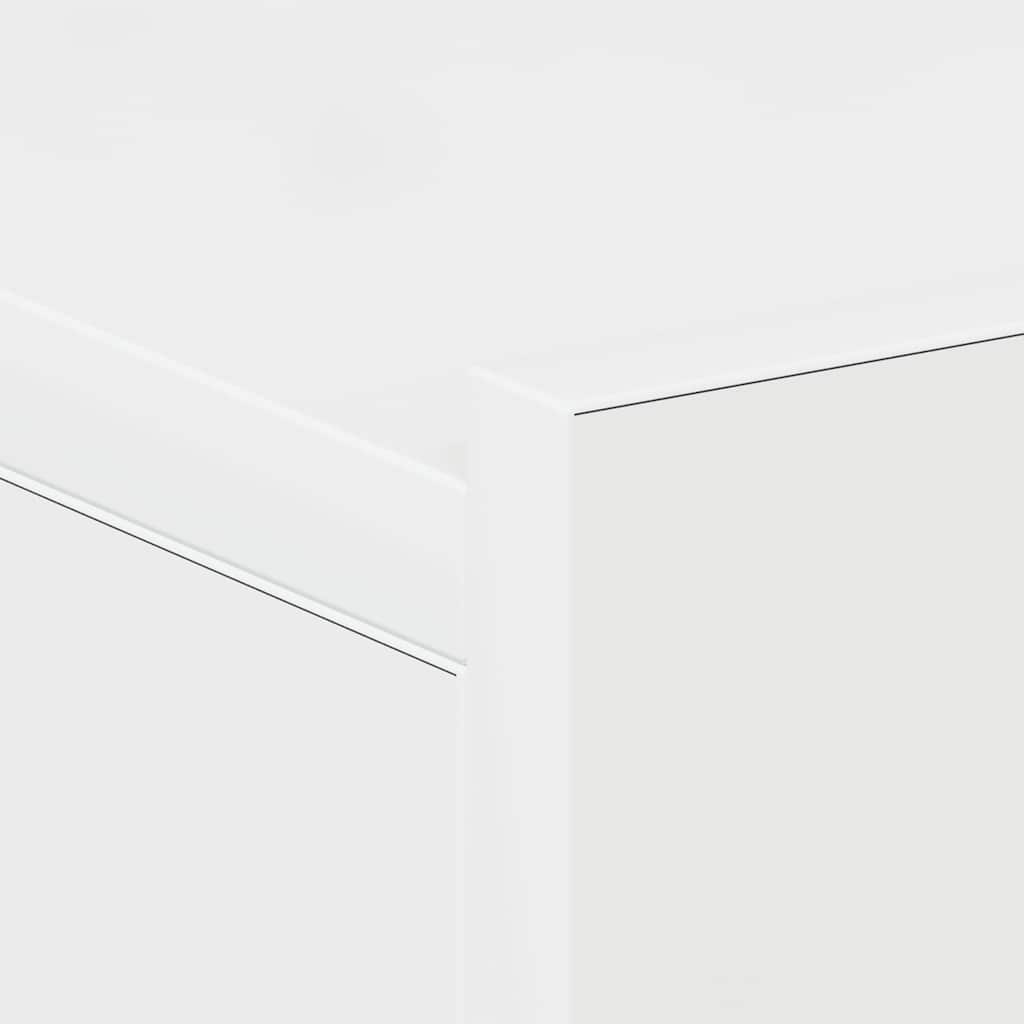 Comodini Pensili 2pz Bianco Lucido 40x30x15cm Legno Multistrato - homemem39