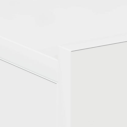 Comodini Pensili 2pz Bianco Lucido 40x30x15cm Legno Multistrato - homemem39