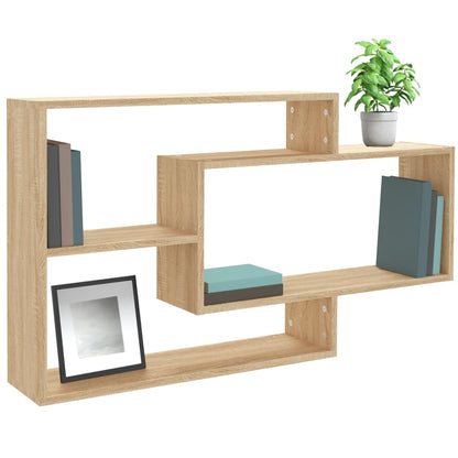 Mensole a Muro Rovere Sonoma 104x20x58,5cm in Legno Multistrato | homemem39