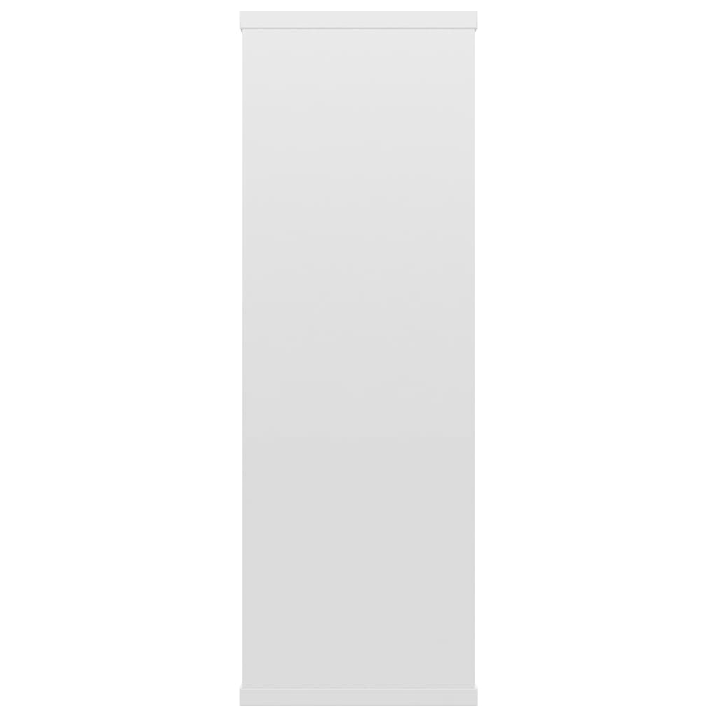 Mensole a Muro Bianco Lucido 104x20x58,5cm in Legno Multistrato | homemem39