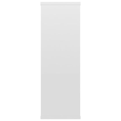 Mensole a Muro Bianco Lucido 104x20x58,5cm in Legno Multistrato | homemem39