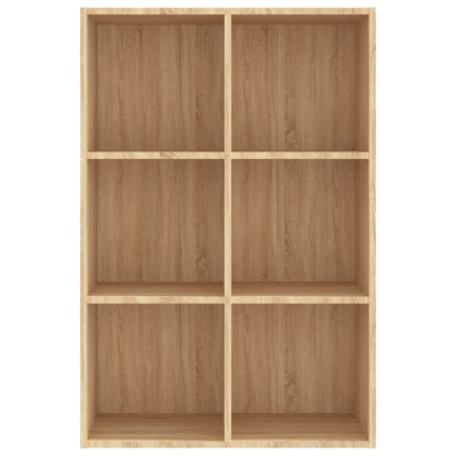 Libreria/Credenza Rovere Sonoma 66x30x98 cm Legno Multistrato | homemem39
