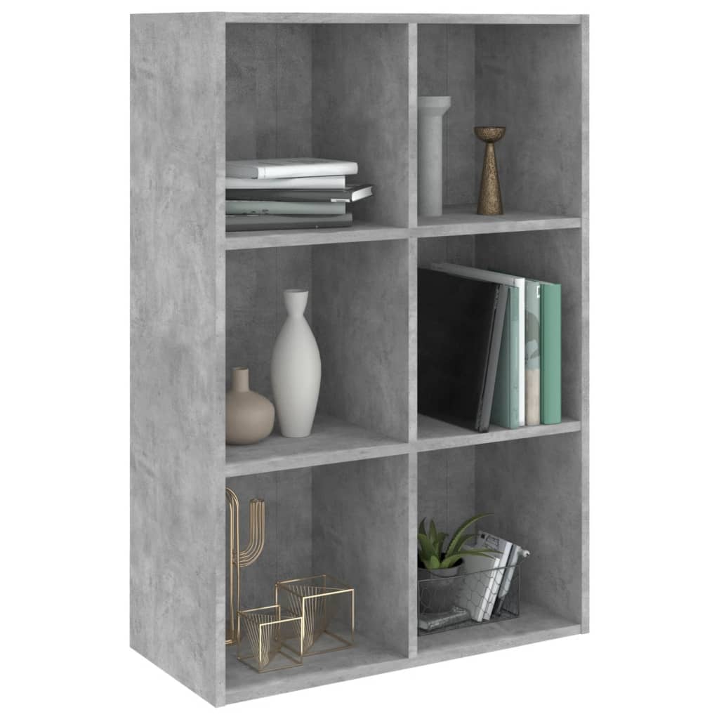 Libreria/Credenza Grigio Cemento 66x30x98 cm Legno Multistrato | homemem39
