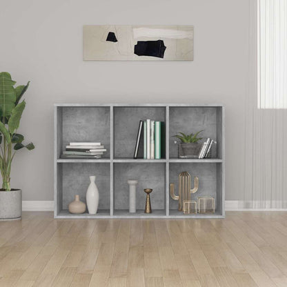 Libreria/Credenza Grigio Cemento 66x30x98 cm Legno Multistrato
