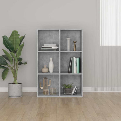 Libreria/Credenza Grigio Cemento 66x30x98 cm Legno Multistrato