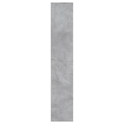 Scarpiera Grigio Cemento 54x34x183 cm in Truciolato