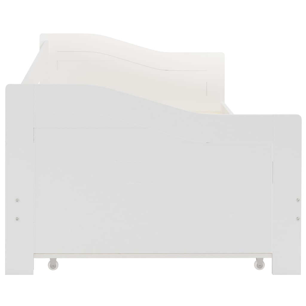 Divano Letto a Scomparsa senza Materasso Legno Pino 90x200 cm | homemem39