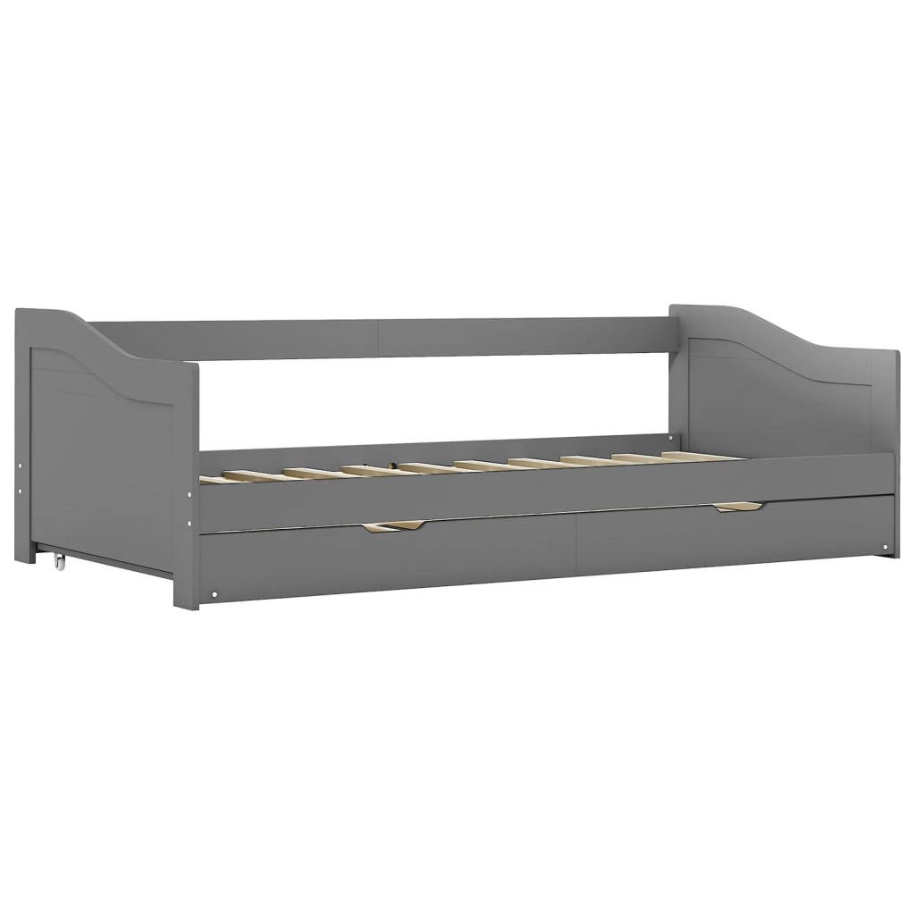 Dormeuse Estraibile senza Materasso Grigia 90x200 cm | homemem39