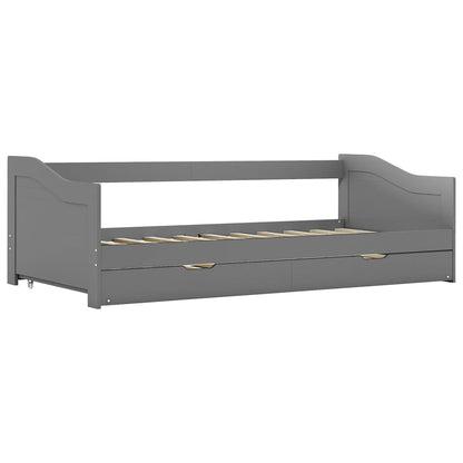 Dormeuse Estraibile senza Materasso Grigia 90x200 cm | homemem39
