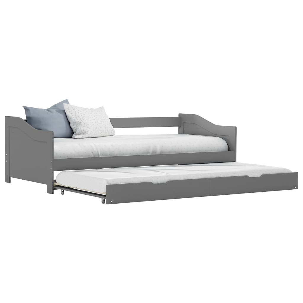 Dormeuse Estraibile senza Materasso Grigia 90x200 cm | homemem39